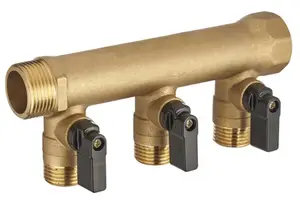 Collecteur Ecrou libre Femelle - Mâle 20x27 - 3 départs à Vannes 15x21