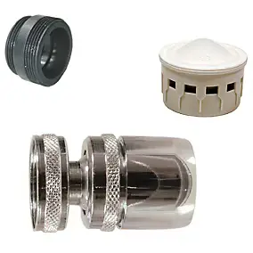 Aérateur sur rotule limiteur de débit 12 l/min Femelle 22 x 100 - Mâle 24 x 100 Noyon et Thiebault