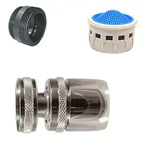 Aérateur sur rotule limiteur de débit 9 l/min Femelle 22 x 100 - Mâle 24 x 100 Noyon et Thiebault