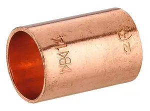 2 manchons F à souder pour tube cuivre Ø 10 mm