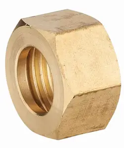 Raccord bicônes égaux en laiton de Ø 16 mm avec olive