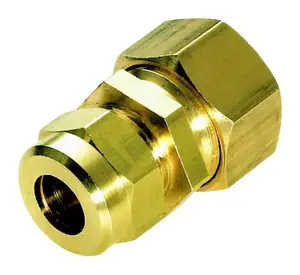 Tube et raccord bicônes en laiton diamètre de 12 à 14 mm