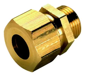 Tube et raccord d'alimentation mâle en laiton Ø 12 mm