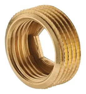2 réductions de butée laiton embout M 15 x 21 / F 12 x 17 mm