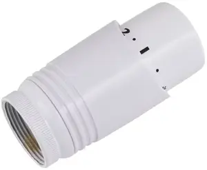 Tête thermostatique design de chauffage blanche M30x150