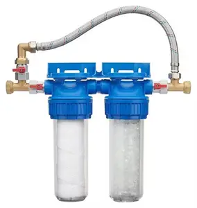 Station de traitement de l’eau domestique double filtres avec bypass intégré