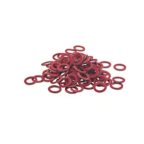 100 joints plat fibre rouge intérieur raccord Noyon et Thiebault 12X17mm