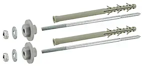 Fixation pour lavabo mur placo et polystyrène 8 x 260 mm
