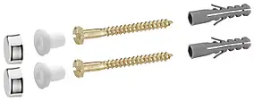 Fixation tirefonds pour WC tête hexagone 6 x 70 mm