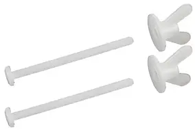Fixation pour abattant WC tête carrée 6 x 80 mm