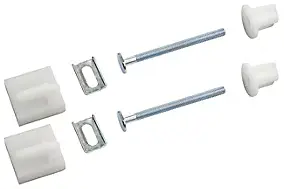 Fixation pour abattant WC tête ovale Gedy 6 x 75 mm