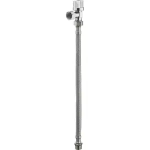 Kit de raccord WC flexible MF 3/8 + robinet MF 3/8