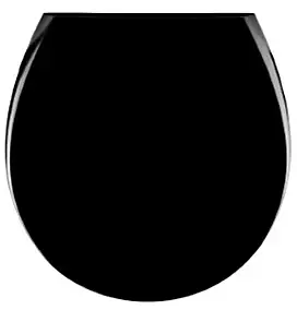 Abattant WC déclipsable avec frein de chute noir, MTK Versagrit
