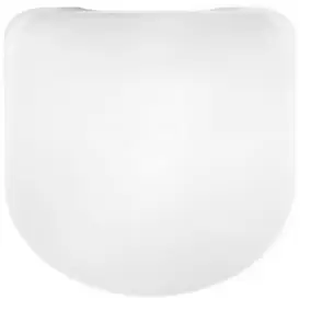 Abattant WC blanc en bois à clipser avec frein de chute MTK