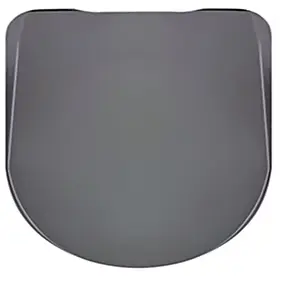 Abattant WC gris en bois à clipser avec frein de chute MTK