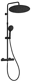 Colonne de douche thermostatique noire XL Deluxe 400