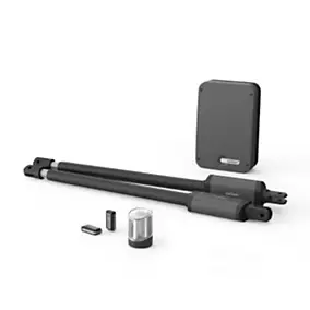 Kit de motorisation télescopique à vérins pour portail à battants, Styrka 310 Avidsen noir