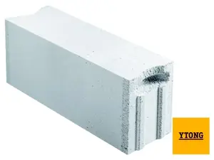 Béton cellulaire "Ytong" 62,5 x 25 x 20 cm