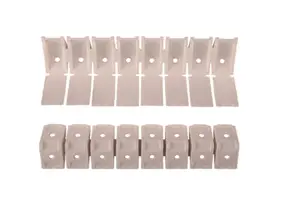Lot de 16 taquets blanc pour dressing