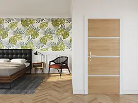 Kit de rénovation pour porte intérieur Nordlinger Pro décor chêne naturel