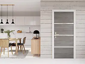 Kit de rénovation pour porte intérieur Nordlinger Pro chêne greige