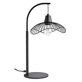 Lampe à poser Vagala E27 Ø24,5cm 40W IP20 noir Seynave