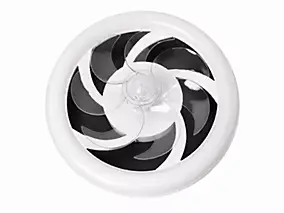 Ventilateur de plafond silencieux avec éclairage LED blanc et marron clair Ø.48 cm Seynave Terence - Télécommande incluse