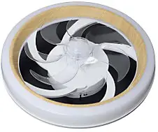 Ventilateur de plafond silencieux avec éclairage LED blanc Ø.48 cm Seynave Spencer - Télécommande incluse