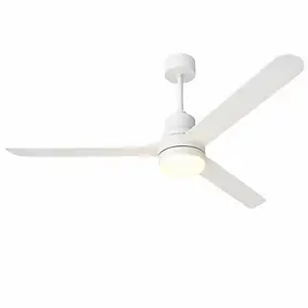 Ventilateur de plafond avec éclairage LED blanc Ø.152cm cm Seynave Fernando