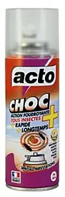 Aérosol choc action foudroyante 100m3
