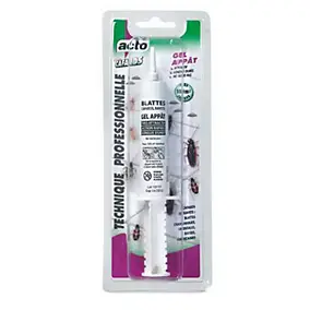Gel appât insecticide cafards et blattes Acto 25 g