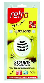 Répulsif à ultrasons souris et rampants Rétro
