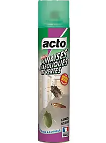 Aérosol spécial punaises diaboliques et vertes Acto 400ml