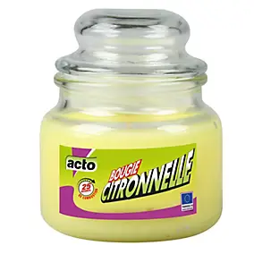 Bougie citronnelle anti-moustiques Acto 100g