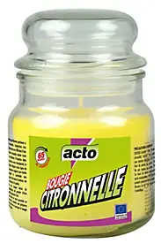Bougie citronnelle anti-moustiques Acto 340g