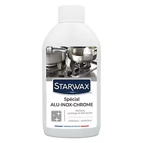 Nettoyant métaux spécial alu, inox et chrome Starwax 250ml