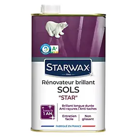 Rénovateur brillant Star longue durée tous sols intérieurs Starwax 1L