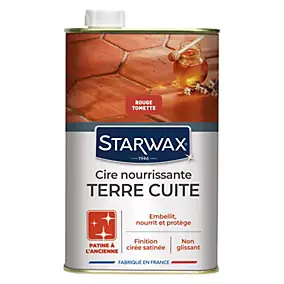Cire nourrissante tomettes et terres cuites rouge Starwax 1L