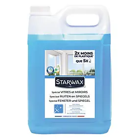 Nettoyant spécial vitres anti-traces à l'alcool Starwax 5L