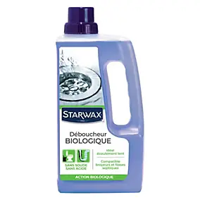 Déboucheur biologique Starwax 1L sans acide sans soude