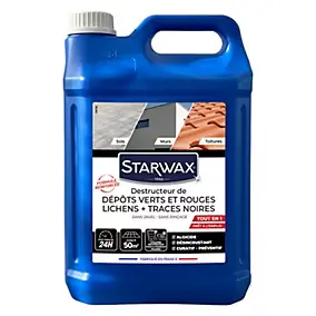 Destructeur de dépôts verts toitures, murs et sols PAE Starwax 5L