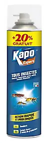 Aérosol tous insectes Kapo 500ml + 20% gratuit