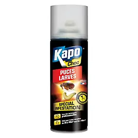 Aérosol puces et larves Kapo 200ml, 20 à 40 m2