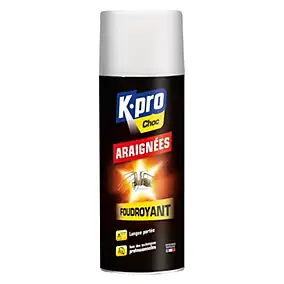 Aérosol foudroyant araignées Kapo choc 400ml