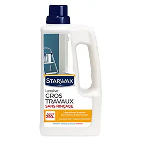 Lessive gros travaux sans rinçage Starwax 1L