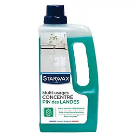 Nettoyant assainissant multi-usages senteur pin des landes Starwax 1L