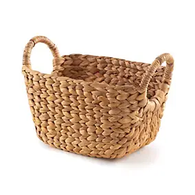 Panier de rangement en jacinthe d'eau Compactor Caracas taille M