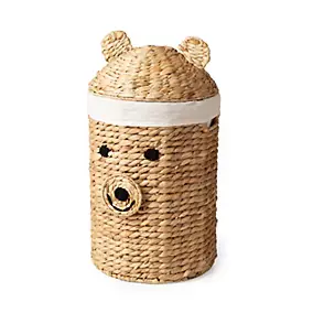 Panier de rangement Ours en jacinthe d'eau Compactor