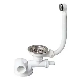 Ensemble complet gain de place 1 bac ø 90 mm Wirquin