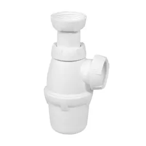 Siphon de lavabo hauteur réglable - 45 à 90mm Ø sortie 32 mm